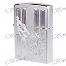 Genuine Zippo Copper Oil Lighter - Chrysler (Silver)