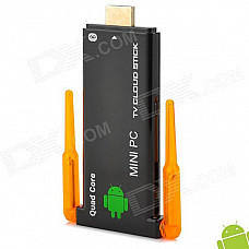 Double Antenna Quad-Core Android 4.2.2 1080p Bluetooth V2.1 Mini PC w/ MicroSD (TF) / USB