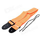 Adjustable Nylon Guitar Strap - Orange