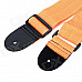 Adjustable Nylon Guitar Strap - Orange