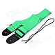 Adjustable Nylon Guitar Strap - Green