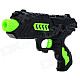 M02 Cool PC BB Guns Toy + Sponge Bullets Set - Black + Jade Green