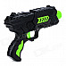 M02 Cool PC BB Guns Toy + Sponge Bullets Set - Black + Jade Green