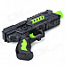 M02 Cool PC BB Guns Toy + Sponge Bullets Set - Black + Jade Green