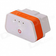 BTwifi iCar ELM327 Wi-Fi OBD2 Car Diagnostic Tool - Orange + White