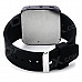 1.0" Screen Silicone Band Bluetooth Wrist Watch w/ Receiving and Dial Call Function