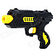 M02 Cool PC BB Guns Toy + Sponge Bullets Set - Black + Yellow