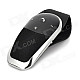 2.4GHz Bluetooth V4.0 Rechargeable Hands-Free Car Kit - Black + Silver