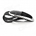 2.4GHz Bluetooth V4.0 Rechargeable Hands-Free Car Kit - Black + Silver