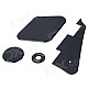 ZT053 Plastic Electric Guitar LP Protective Set - Black (4PCS)