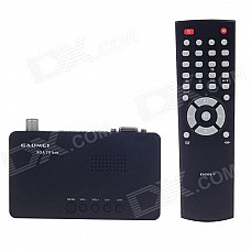 GADMEI TV2810E XGA TV Box w/ Horn & FM Radio for CRT / LCD Display Device - Black