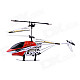 6689-2 Mini SKYHAWK 3-Channel IR Remote Control Helicopter - Red + Black + Silver