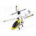 6689-2 Mini SKYHAWK 3-Channel IR Remote Control Helicopter - Yellow + Black + Silver