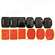 SMJ Fixed Mount + Flat Camber Surface Super Glue for Gopro Hero 4/ 1 / 2 / 3 / 3+ / SJ4000 (6 PCS)