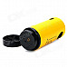 Trash Can Shaped Butane Gas Lighter - Yellow