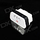 Super Mini iCar2 Bluetooth Vehicle OBD-II Code Diagnostic Tool - White + Black
