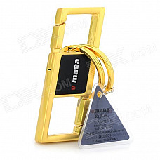 Omuda 3676 Luxurious Alloy Steel Key Ring - Golden + Black
