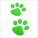 DIY Dog Footprint Glow-in-the-Dark Car Decoration Sticker Set