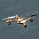 F180 2.4G Six Channel R/C UFO Four Axis Aircraft w/ 1.5" TFT LCD Remote Control - Gold