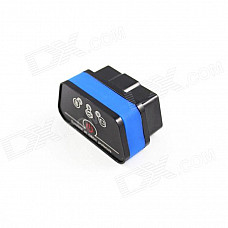 Super Mini iCar2 Vehicle Bluetooth OBD-II Code Diagnostic Tool / Clearer - Black + Blue