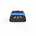 Super Mini iCar2 Vehicle Bluetooth OBD-II Code Diagnostic Tool / Clearer - Black + Blue