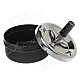 601-1 Creative Stainless Steel Springs Press Ashtray - Silver + Black