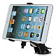 H07 360 Degree Rotation Holder Mount w/ Suction Cup + C68 Back Clamp for 7~10 Inch Tablet PC - Black