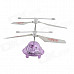 YZ-L Mini 2-CH LED Radio Control R/C Flying UFO - Purple