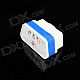 Super Mini iCar2 Bluetooth Vehicle OBD-II Code Diagnostic Tool - White + Blue