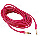 Elonbo A3CM 3.5mm Male to Male Aux Audio Cable - Deep Pink (300cm)