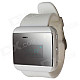 RuiQ Uwatch2 1.5" LCD Smartwatch Bluetooth V3.0 Watch Support Message Display - White + Silver