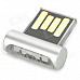RYVAL ELF Mini Ultra Thin USB Flash Drive - Black + Silver (32 GB)