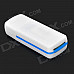 4-in-1 USB 2.0 TF / MS / M2 / SD Card Reader - White + Blue