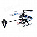 Yi ZHAN 58015 2.4GHz 4-CH Single Screw R/C Helicopter Toy - Blue + Black (6 x AA)