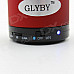 Glyby Portable Mini Wireless Bluethooth V4.0 Speaker - Red + Black