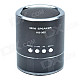 KS-362 Hi-Fi Stereo Mini Speaker w/ Micro SD / U-flash & FM function - Black