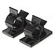 D029 Dashboard Fixed Support Clips for Mobile / GPS - Black (2 PCS)