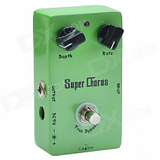 Caline CP-13 Professional Chorus Effector / Single Effect Device for Electric GUitar - Green + Back