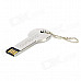 Ourspop U516 Key Style USB 2.0 Flash Driver Disk - Silver (8GB)