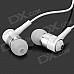 FANDI-A Universal 3.5mm Jack Wired In-ear Headset for MP3 / Cellphone / PC - White