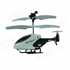 Brilink BH01 Mini 3.5-CH Rechargeable R/C Helicopter w/ Gyro - White + Black