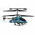 Brilink Z008 Rechargeable 4-CH Indoor R/C Helicopter w/ Gyro - Blue + Black