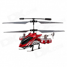 Brilink Z008 Rechargeable 4-CH Indoor R/C Helicopter w/ Gyro - Red + Black