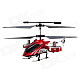 Brilink Z008 Rechargeable 4-CH Indoor R/C Helicopter w/ Gyro - Red + Black