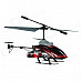 Brilink Z008 Rechargeable 4-CH Indoor R/C Helicopter w/ Gyro - Red + Black