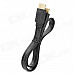 Flat 1080p HDMI Male to Male Cable + HDMI Female to Micro / Mini HDMI Male Adapter - Black (50cm)