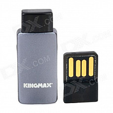 KINGMAX KOTGR-01 OTG TF Card Reader w/ USB Adapter for Cell Phone / Tablet PC - Black + Light Grey