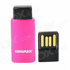 KINGMAX KOTGR-01 OTG TF Card Reader w/ USB Adapter for Cell Phone / Tablet PC - Deep Pink + Black