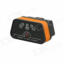 iCar OBDII ELM327 Bluetooth Car Diagnostic Tool - Black + Orange