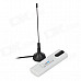 MINI DVB-T2 USB DVB-T/T2/C Digital TV Receiver w/ FM / DAB / Antenna - White + Black